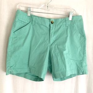 Lee Midrise Fit Teal 6" Shorts Size 10